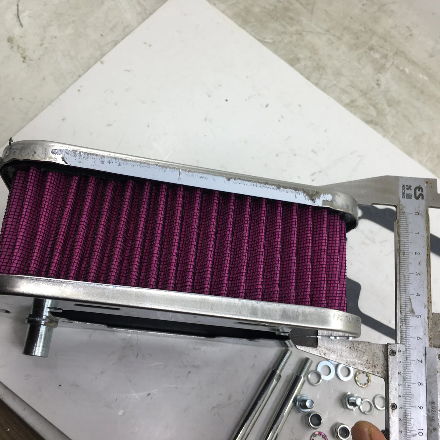 Sherryberg FAJS AIR Luft Reiniger FÜR EMPI WEBER Dellorto CARB Vergaser 32/ 36 DGEV DGV DGAV 38DGES DGAS CHROM LUFTFILTER 65Mm