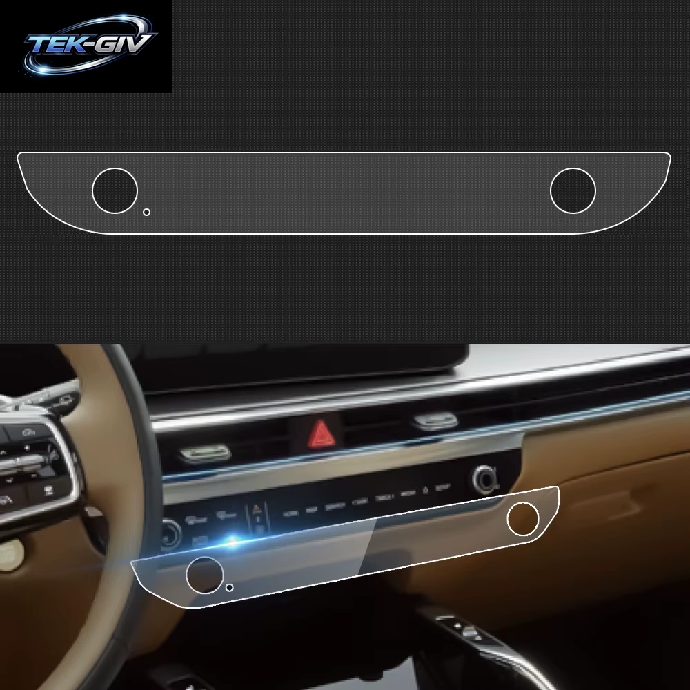 Auto-Klimaanlagen-Panel-Folie, Schützend, Für Kia Sorento 2024, Ac-Bildschirm, Aufkleber, Hd-Nano-Schutz, Zubehör