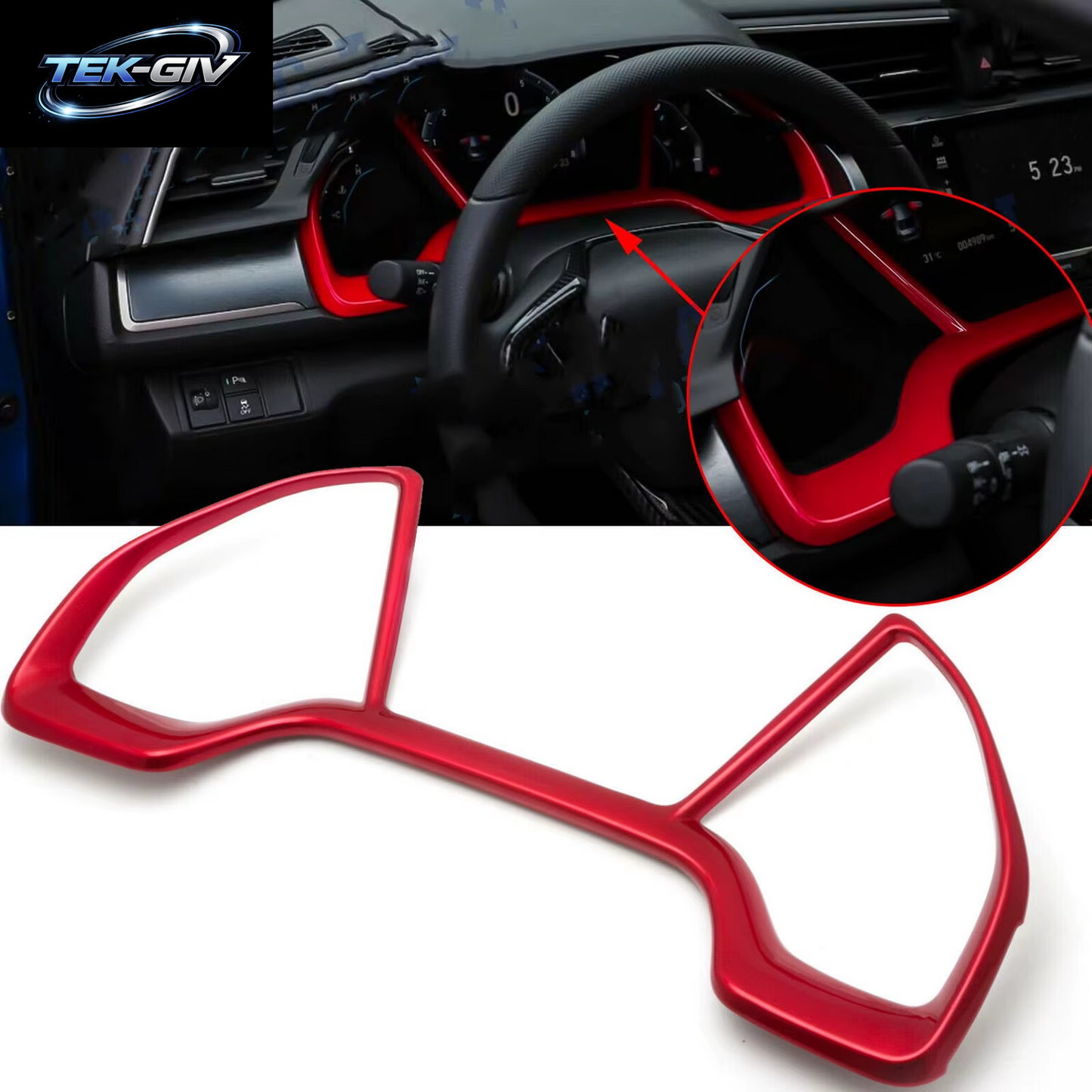 2PCS Carbon Fiber Innen Getriebe Shift Box Streifen Abdeckung Trim Für Honda Civic 2016-2020 Center Konsole Dashboard Dekorative Rahmen