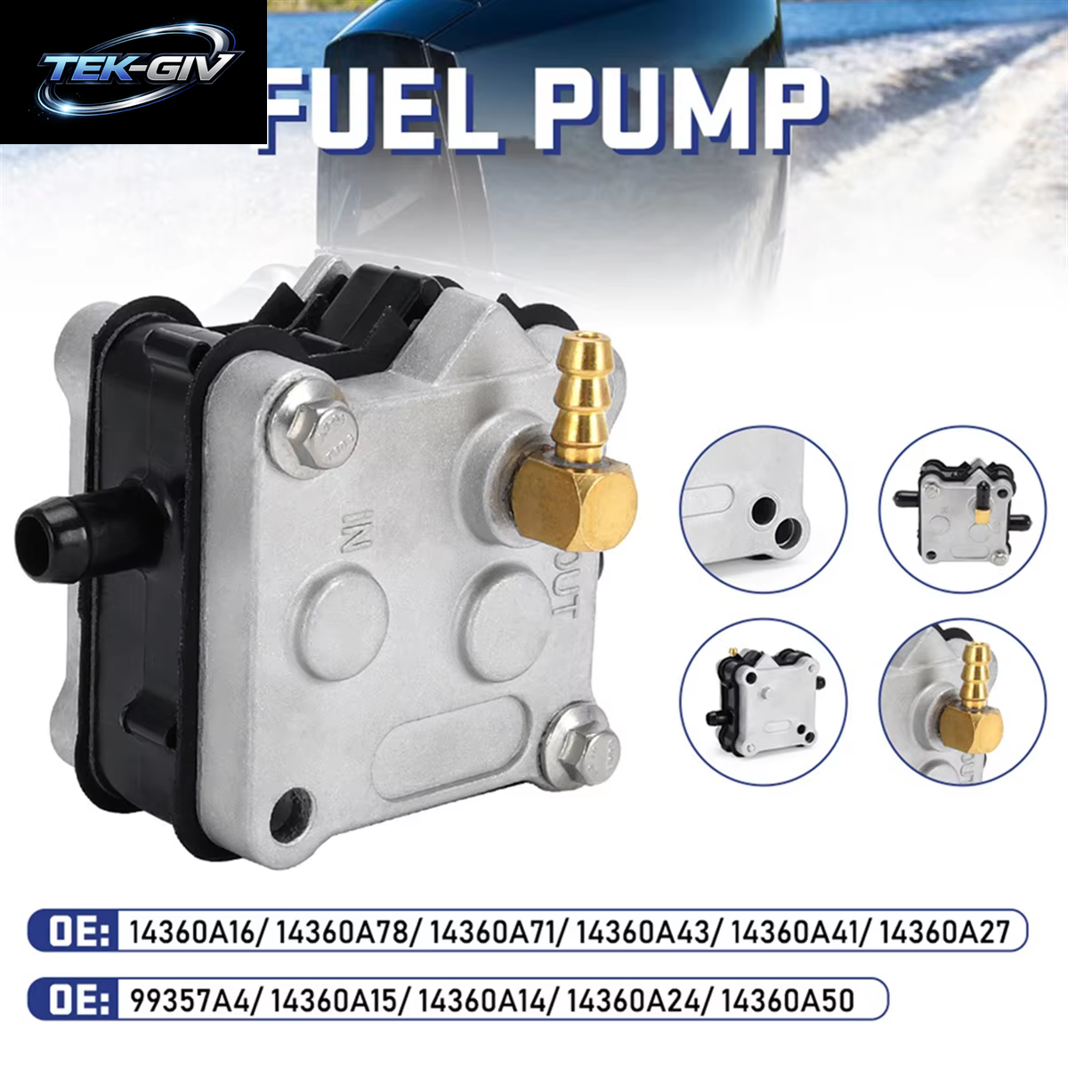 Kraftstoff Pumpe Für Quecksilber 35 50 60 300 PS Außenborder 2-Takt 30-100 Hp14360A50 A41 A16
