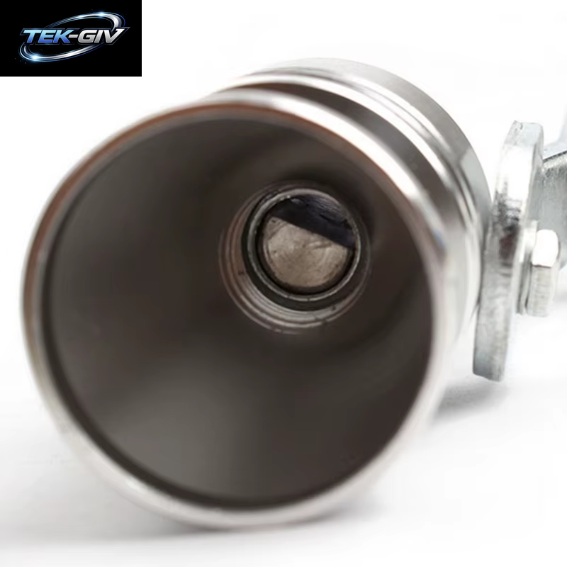 Universeller Auto-Schalldämpfer in Größe S Mit 18Mm Turbo-Soundpfeife, Auspuffrohr Und Blow-Off-Ventil-Simulator Für Alle Fahrzeuge