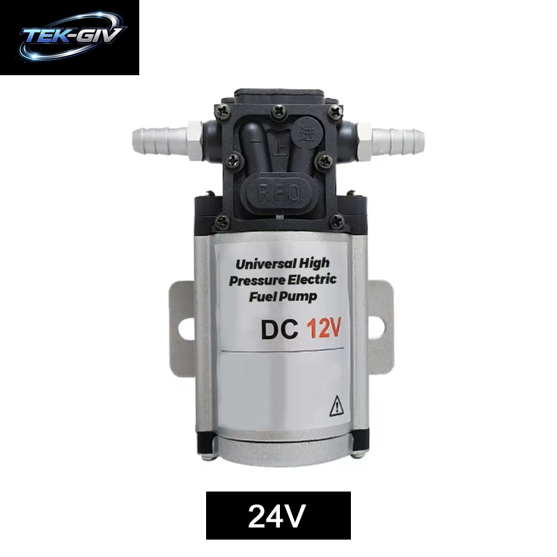 12V 24V Universal Hochdruck Elektrische Kraftstoff Pumpe Wasser Hochdruck Pumpe Membran Selbst Ansaugende Pumpe Für Auto