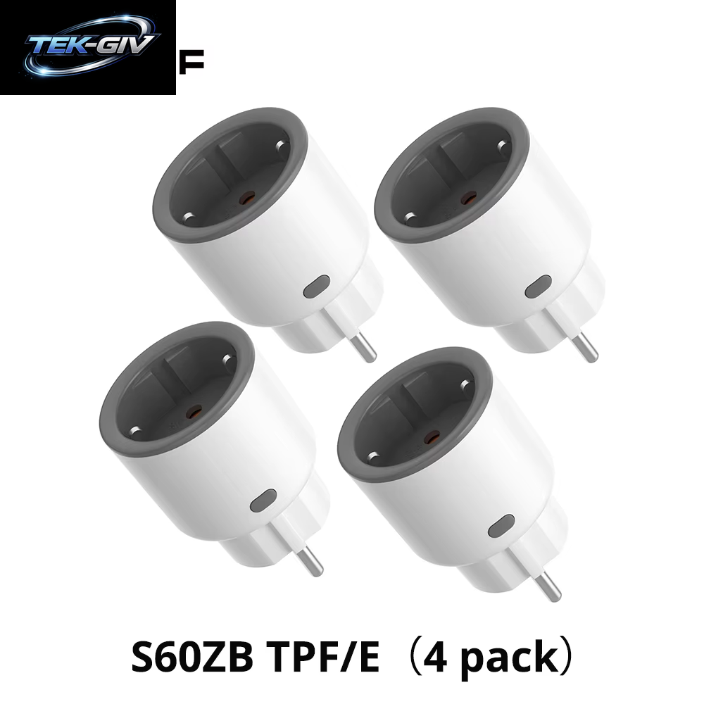 1-4 PCS SONOFF S60ZB EU Iplug Zigbee Smart Plug Energie Überwachung Drahtlose Steckdose Timer Smart Switch Arbeit Mit Google Home Alexa