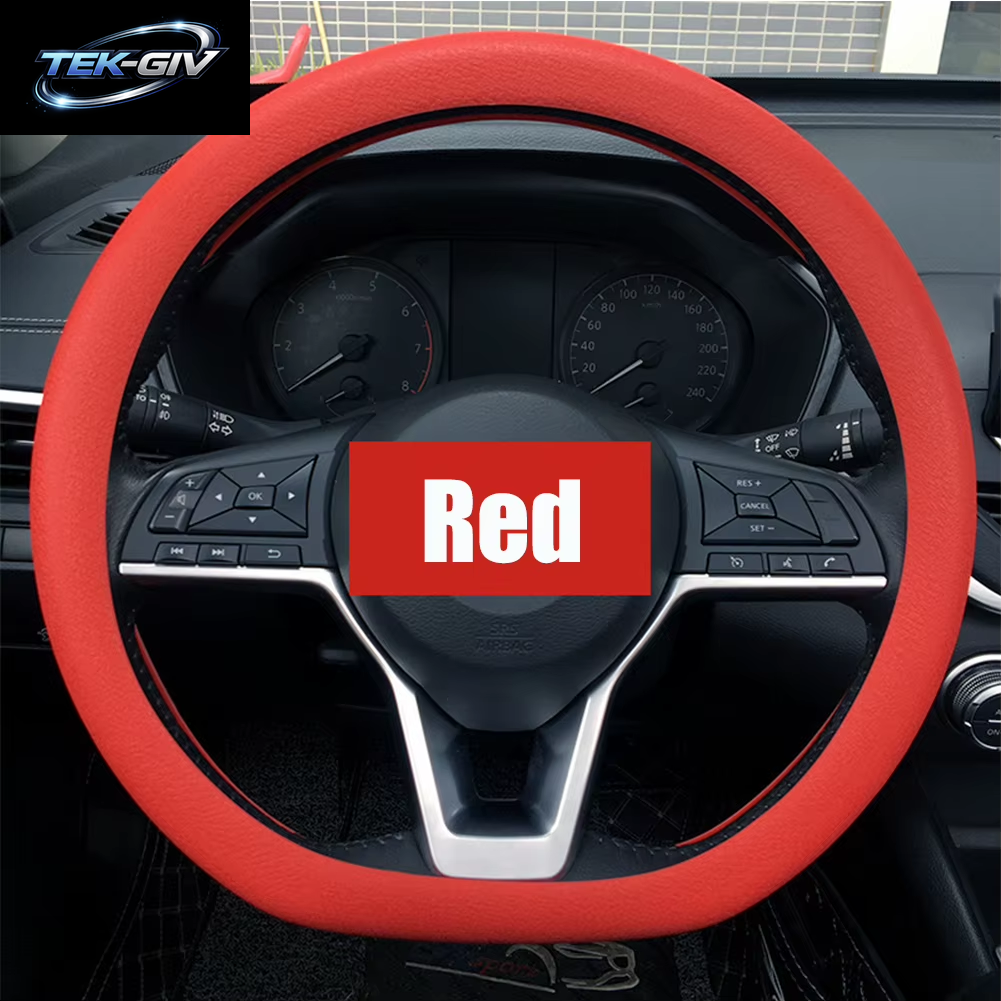Universal Auto Silikon Lenkrad Abdeckung Elastische Nicht-Slip Abdeckung Für 36-40 Cm Lenkrad Multi Farbe Auto Dekor Zubehör