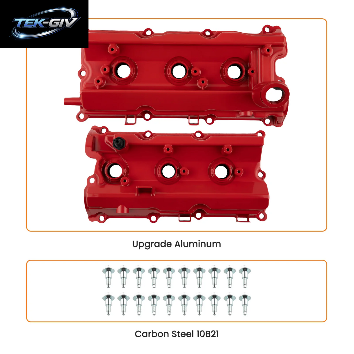 Aluminium-Motorventildeckel-Kit Für NISSAN 350Z 3.5L 3498CC V6 DOHC 2003-2007 2X Aluminium-Ventildeckel Mit Dichtungssatz