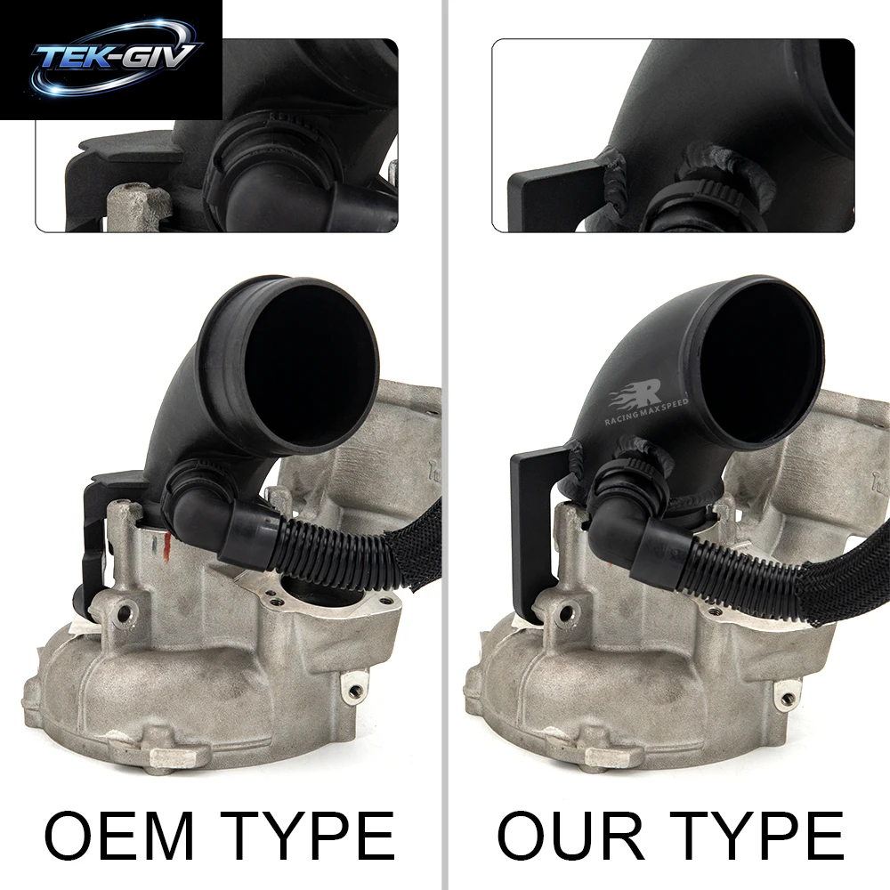 Turbo High Flow Einlassrohr Für Golf MK7 GTI Audi S3 A3 Leon MK3 EA888 Rohrleistung Turbolader Ansaugschlauch