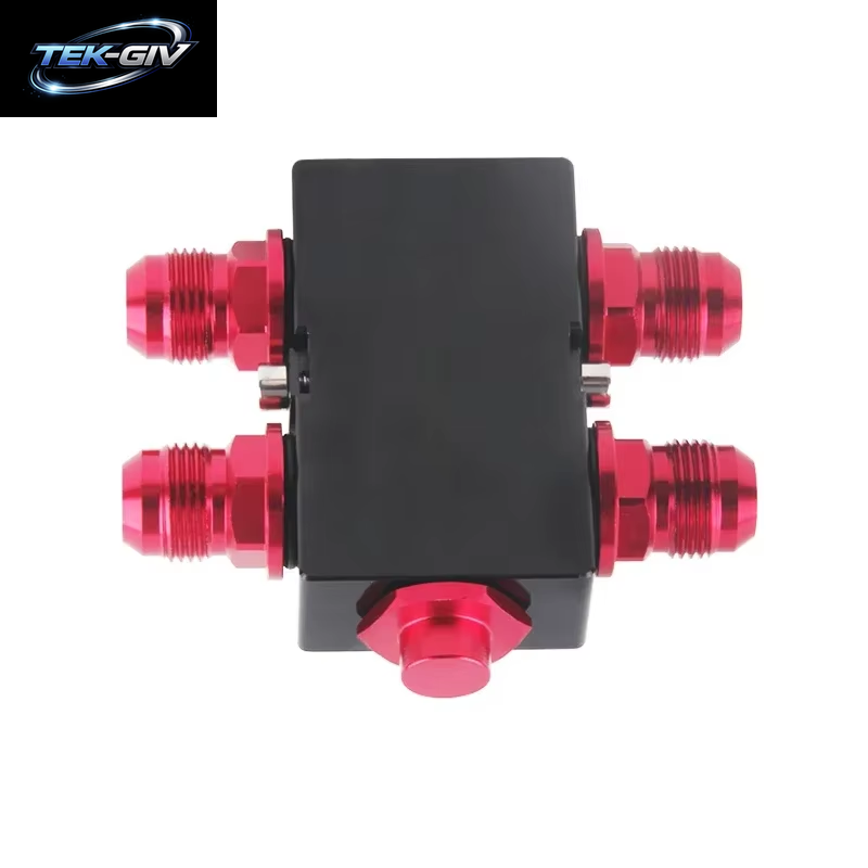 AN10 Ölfilter-Sandwich-Adapter Mit Inline-Thermostat – Adapter Zur Überwachung Der Öldrucküberwachung Im Automobilbereich