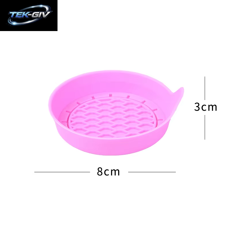 Universal 8 Cm Weiche Silikon Auto Tasse Untersetzer Anti-Slip Tasse Halter Wasserdicht Sieben-Proof Spill Untertasse Auto Innen Zubehör