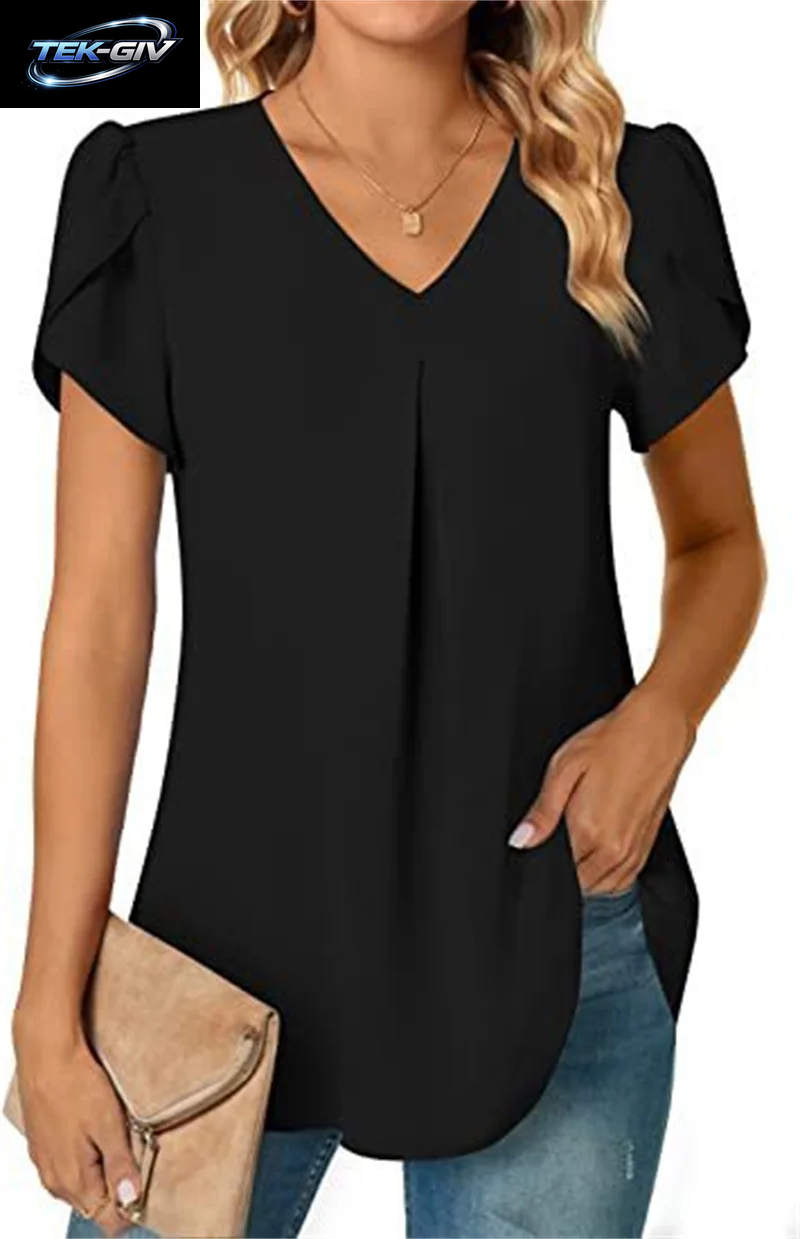 Frauen V-Ausschnitt Splice Spitze Dekoration Pullover Hemd Elegante Botanische Blumen Drucke Weibliche Bluse Sommer Casual Kurzarm Top