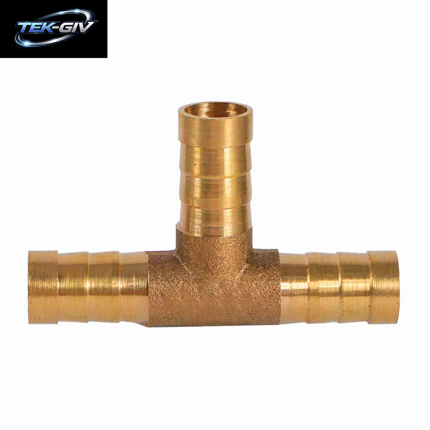 6 Mm 8 Mm 10 Mm 12 Mm Massives Messing-T-Stück 3-Wege-Kraftstoffschlauch-Verbindungsstück Für Luft, Öl, Gas, Kraftstoffzüge, Messing-Widerhaken-Rohrverschraubung