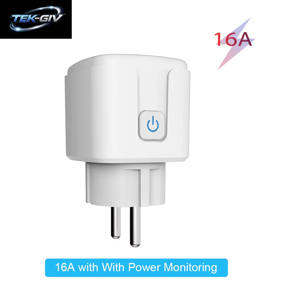 Tuya Zigbee Smart Plug 20A EU Smart Socket Mit Strom Überwachung Timing-Funktion Sprach Steuerung Über Alexa Google Home Yandex