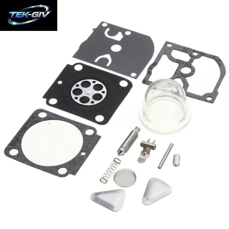 Gras Trimmer Vergaser Rebuild Kit Für ZAMA RB-100 STIHL HS45 FS55 FS38 BG45 Vergaser Membran Dichtung Primer Birne Reparatur