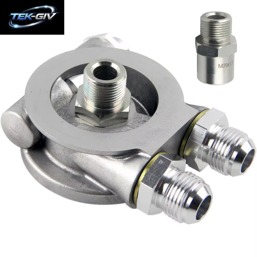 Aluminium AN8 AN10 Ölkühler Sandwich Platte Filter Adapter Turbo Thermostat Öl Sender Adapter