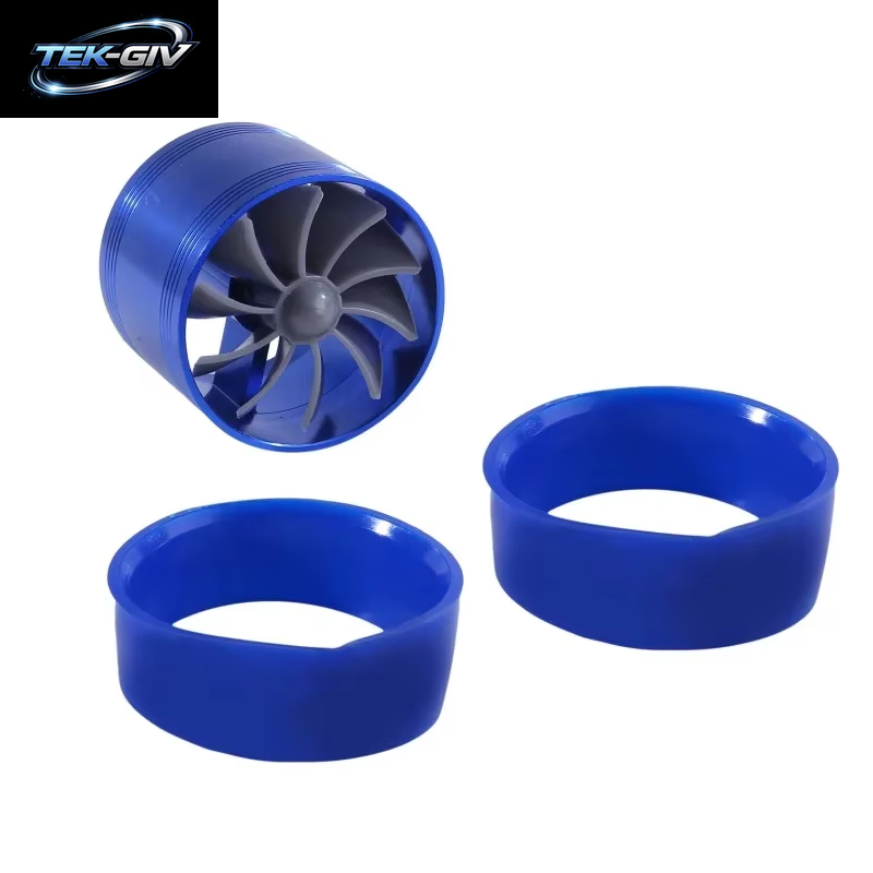 Auto Turbine Kompressor Turbolader Einzel Doppel Luftfilter Ansaug Ventilator Kraftstoff Gas Saver Kit Auto Ersatzteil