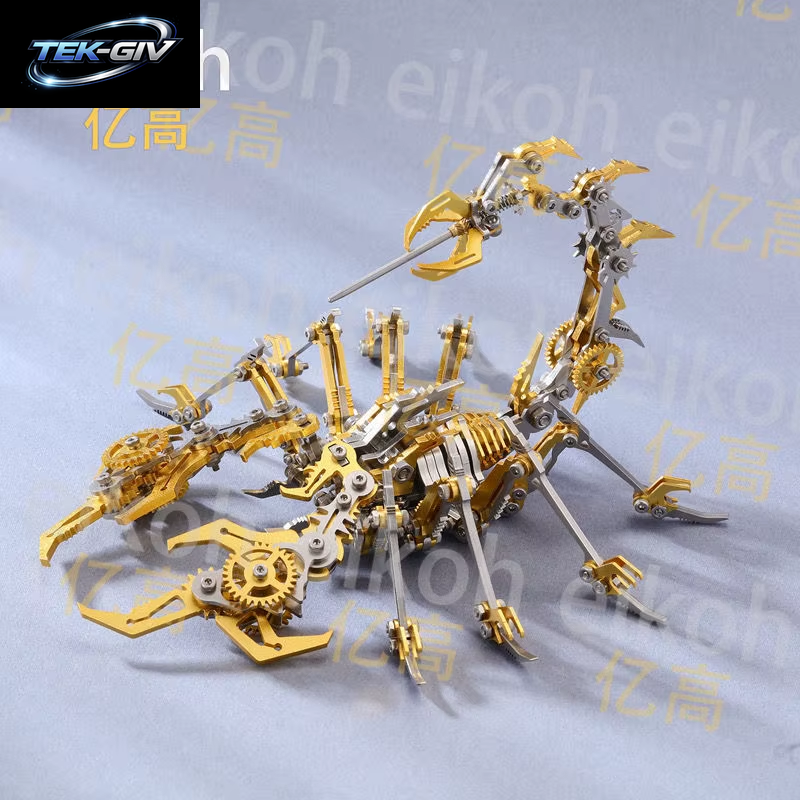 Skorpion-Modellspielzeug Aus Edelstahl – Mechanisches 3D-Puzzle, Diy-Montageset, Kreatives Geschenk Für Erwachsene Und Kinder, 380 G