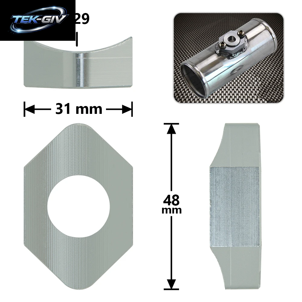 1PCS ALUMINIUM KARTE SENSOR ADAPTER FÜR VW AUDI 1,8 T FLANSCH KIT GOLF GTI BEETLE JETTA A4 PIPING KIT