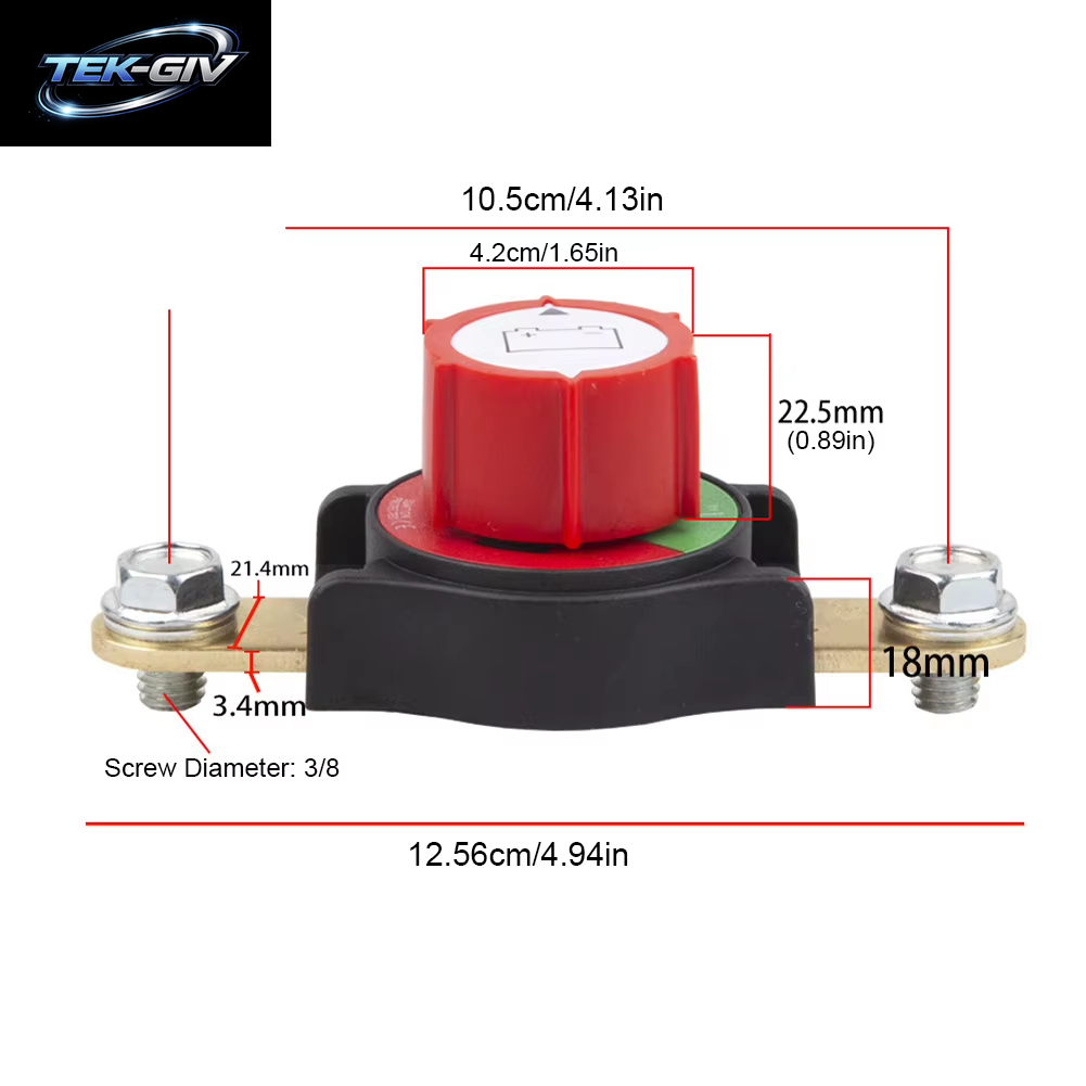 Ein/Aus 300A Batterietrennschalter Top Post Batterieschalter Marine Batterieschalter Für Auto LKW Boot Wohnmobil