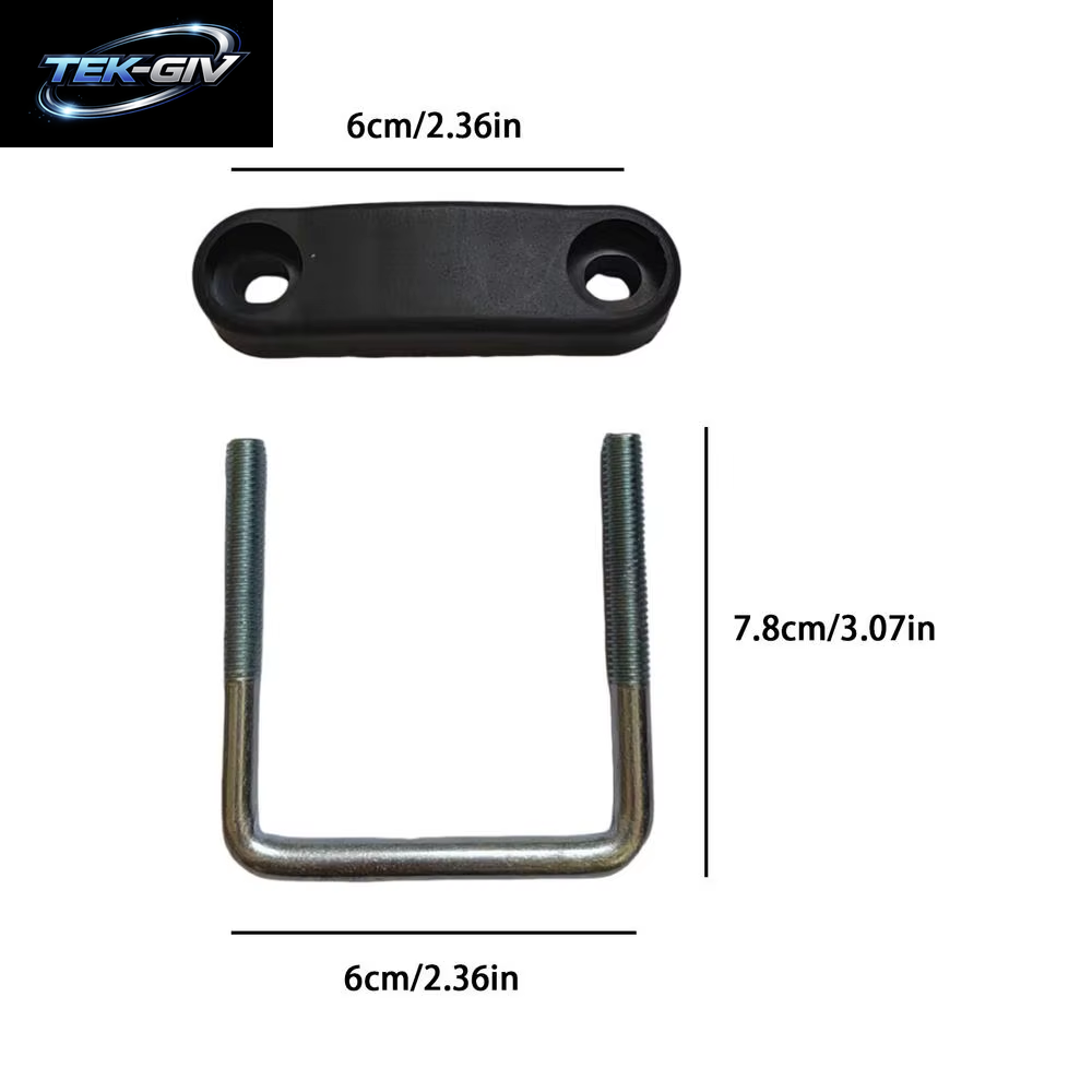 Dacht Räger Klemmen Gepäckträger Zubehör Werkzeuge Dachbox U-Bolzen Klemmen Metall U-Halterung Clips Mit Konter Muttern Abnehmbare Stange