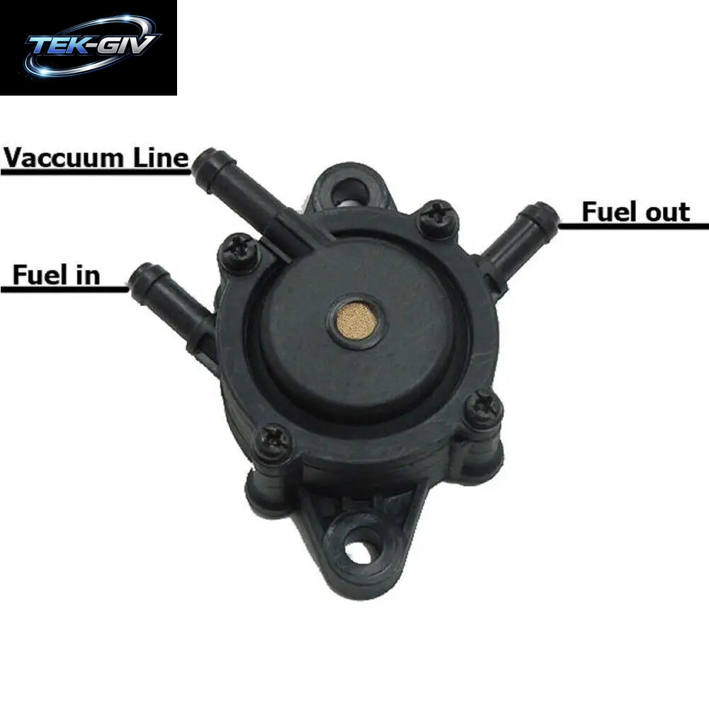 Kraftstoff Pumpe Für Kohler 17 PS-25 PS Kleiner Motor Rasenmäher Traktor, Gas Vakuum Kraftstoff Pumpe Mit Kraftstoff Filter Für Honda Yamaha Briggs