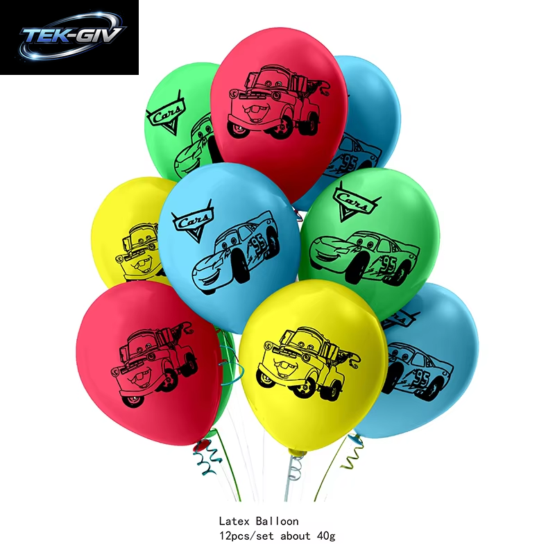 Disney Cars Geburtstag Party Dekorationen Lightning Mcqueen Einweg Geschirr Banner Ballon Kind Baby Dusche Rennen Party Liefert