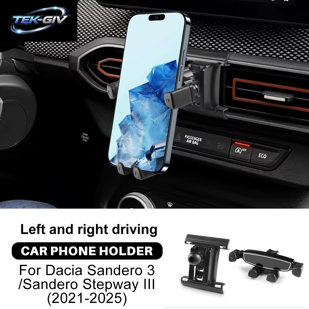 Auto-Schwerkraft-Magnettelefonhalter Für Dacia Sandero 3/Sandero Stepway III 2021 2022 2023 2024 2025 Halterung Gps-Navigationsständer