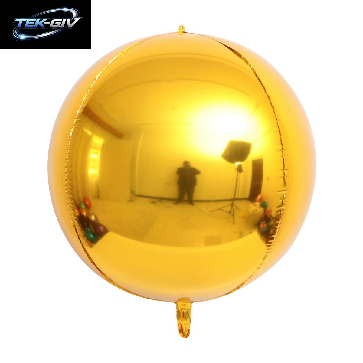 10-70 Zoll Gold 4D Runder Folienballon Riesige 4D Rot Silberfolie Helium Luftballons Für Geburtstagsfeier Hochzeit Babyparty Deocr Gl