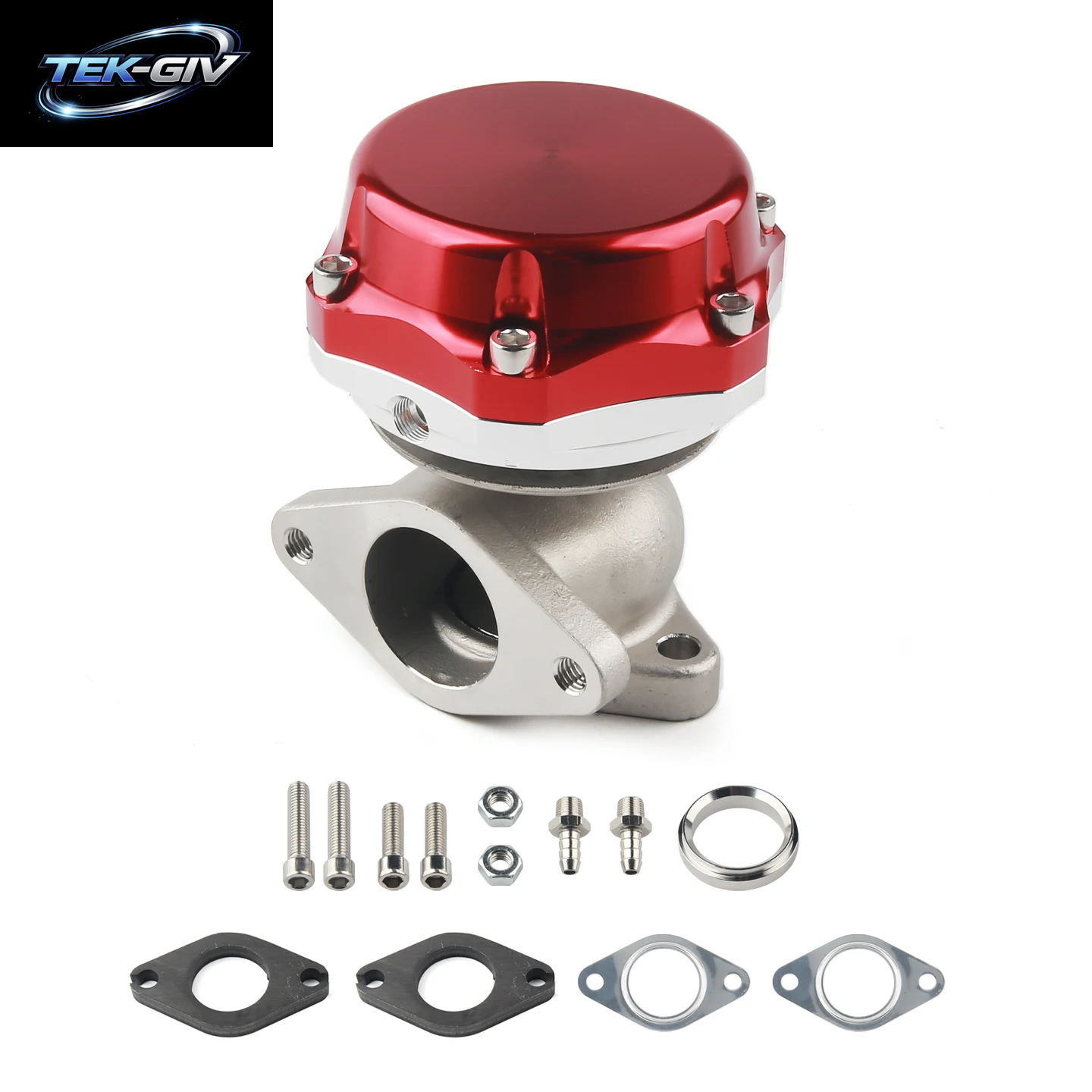 38 Mm Externes Turbo-Abgaskrümmer-Wastegate Mit Dump-Ring 14 PSI Schwarz/Rot/Lila/Blau
