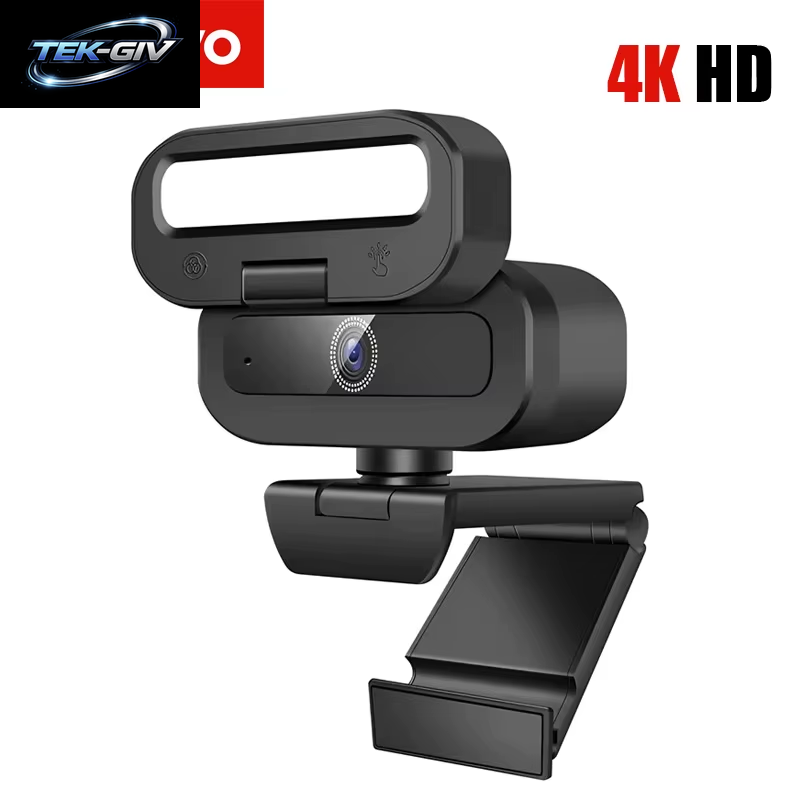 Lenovo 4K HD 60Fps Live-Webcam 2K Full HD Kamera USB Autofokus PC Drehbares Mikrofon Fülllicht Streaming-Kamera Für Live-Übertragungen 2026