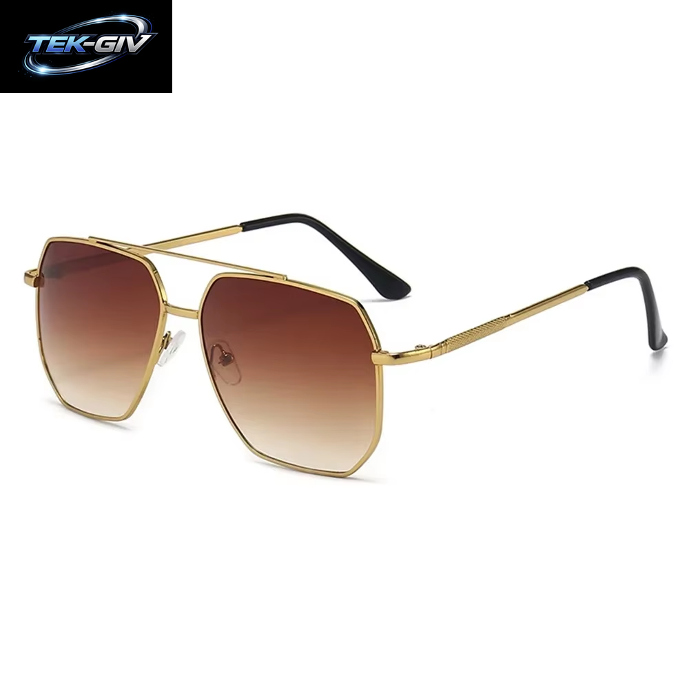 Herren Polarisierte Sonnenbrille Aluminium Magnesium Legierung Punk Sonnenbrille Doppels Trahl Quadratische Sonnenbrille Für Fahrer UV400 Brille