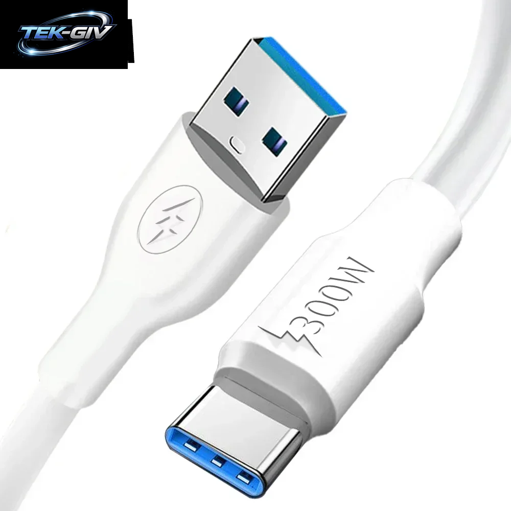 300 W Superschnellladung USB Typ C Datenkabel USB Auf Typ C Datenleitung Schnellladegerät Für Samsung Xiaomi Huawei Android Universal