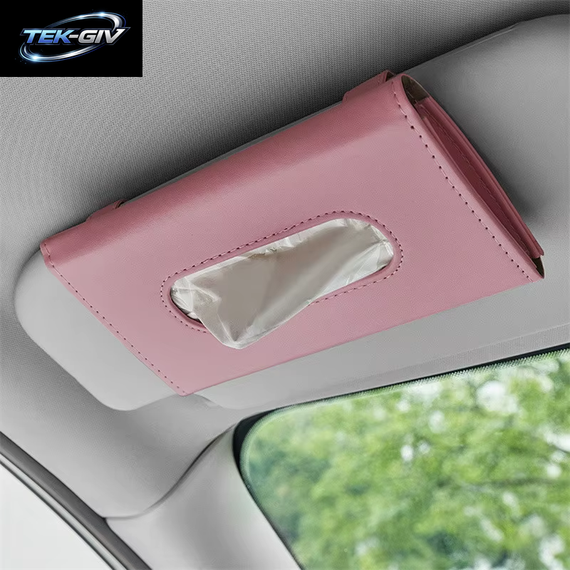1Pcs Auto Tissue Box Handtuch Sets Auto Sonnenblende Tissue Box Halter Auto Innen Lagerung Dekoration Für BMW Auto Decor Zubehör