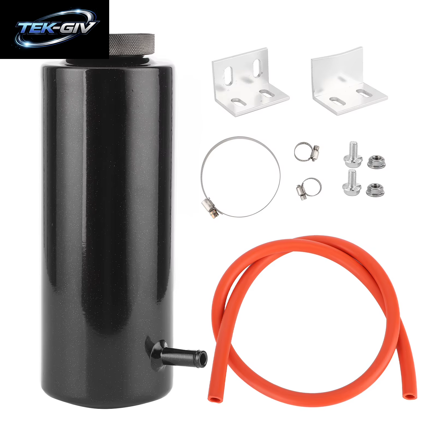 Universal Kühlmittel Kühler Kühlmittel Tank 800Ml Ausgleichs Behälter Kühl Verschluss Flasche Überlauf Behälter Aluminium Autozubehör