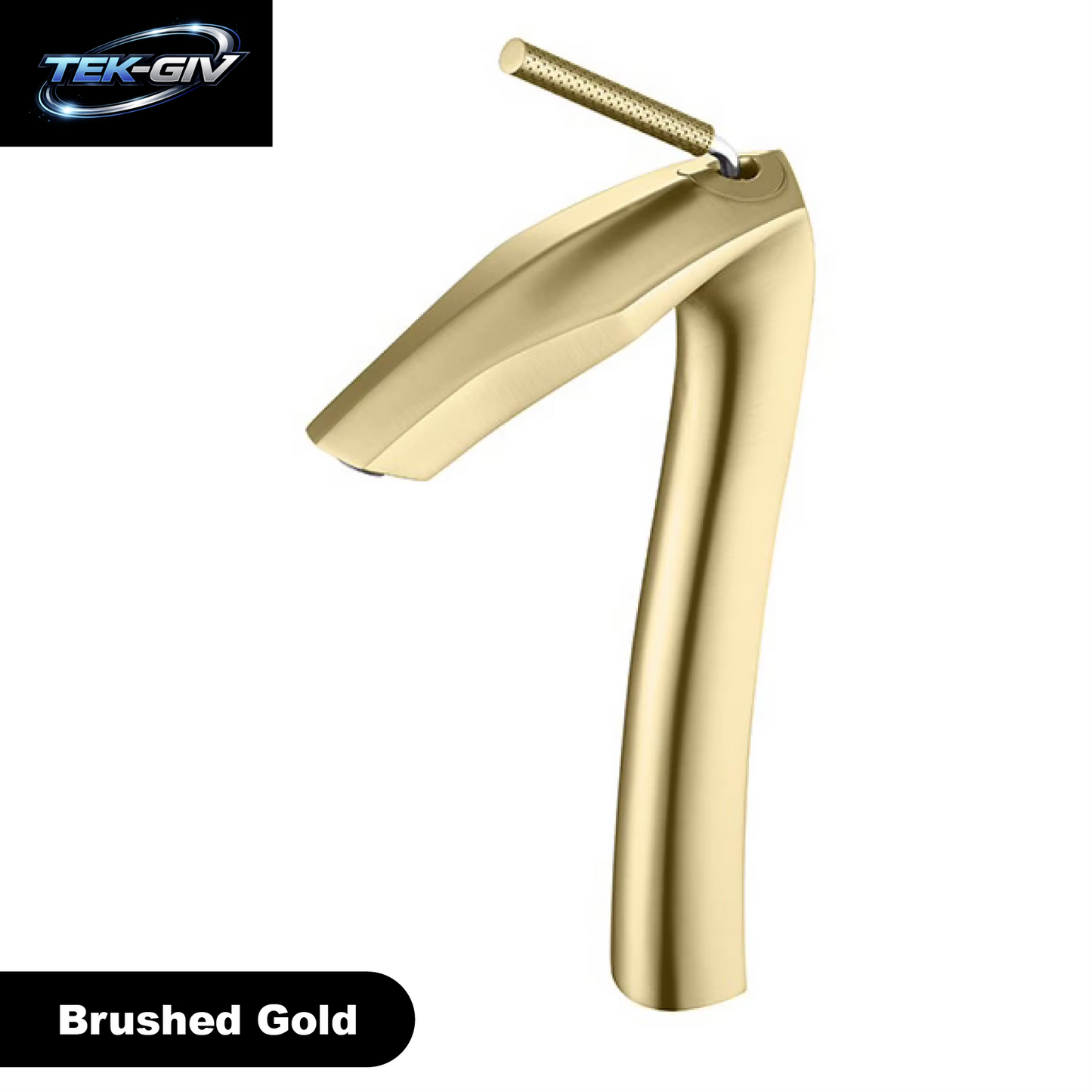 Luxuriöser Badezimmer-Wasserhahn Aus Gebürstetem Gold Und Messing, Moderne Keramikkartusche, Waschbecken-Mischbatterie Für Heißes Und Kaltes Wasser, an Deck Montierte Waschbeckenarmaturen