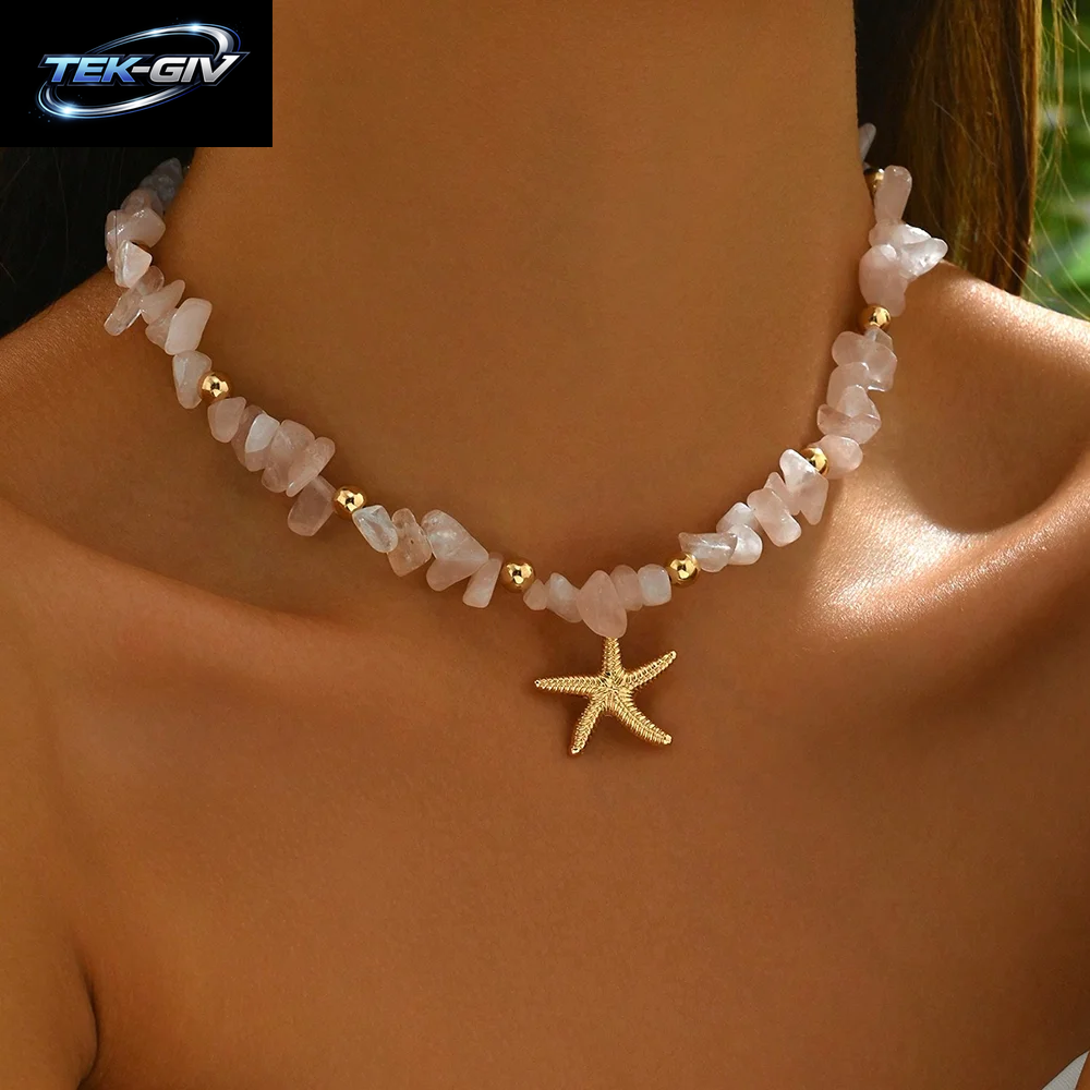 Modische Natürliche Muschel-Perlen-Halskette, Muschel-Anhänger, Vom Ozean Inspirierter Schmuck, Halsband, Geeignet Für Frauen, Urlaub, Party, Alltag
