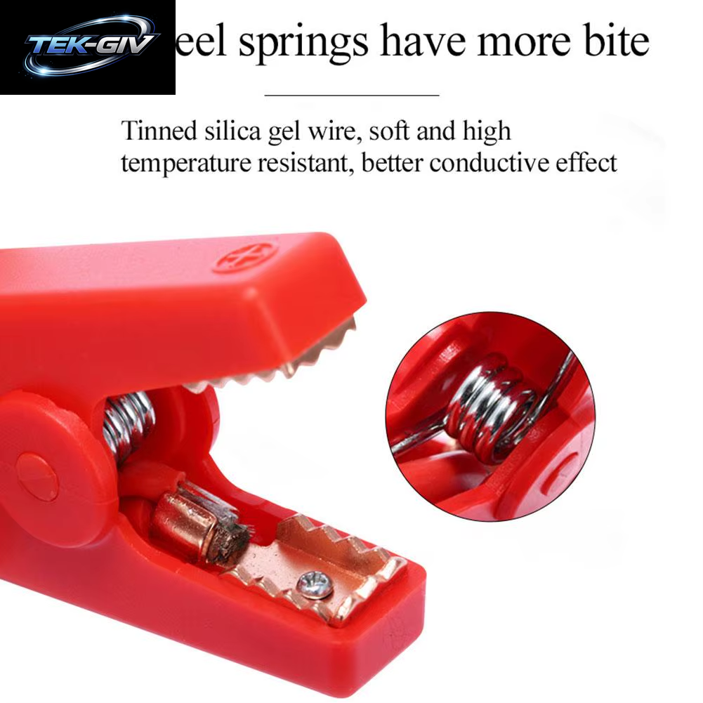 12V Auto Notfall Jumper Kabel Clip Intelligente Clamp Booster Smart Batterie Clips Starthilfe Mit EC5 Stecker Stecker Alligator