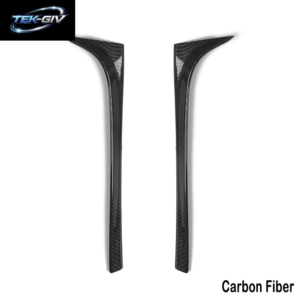 Für VW Golf 7 7,5 MK7 MK7,5 2014-2018 Glänzend Schwarz ABS Hinten Fenster Seite Stamm Spoiler Canard Canards Splitter Zubehör