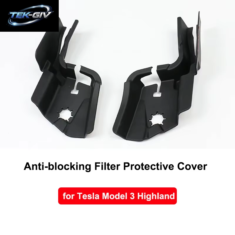 Für Tesla Modell 3 + Highland 2024 Front Trunk Hood Wasser Guide Gerät anti Verstopfung Net Frunk Debris Filtration Schutzhülle