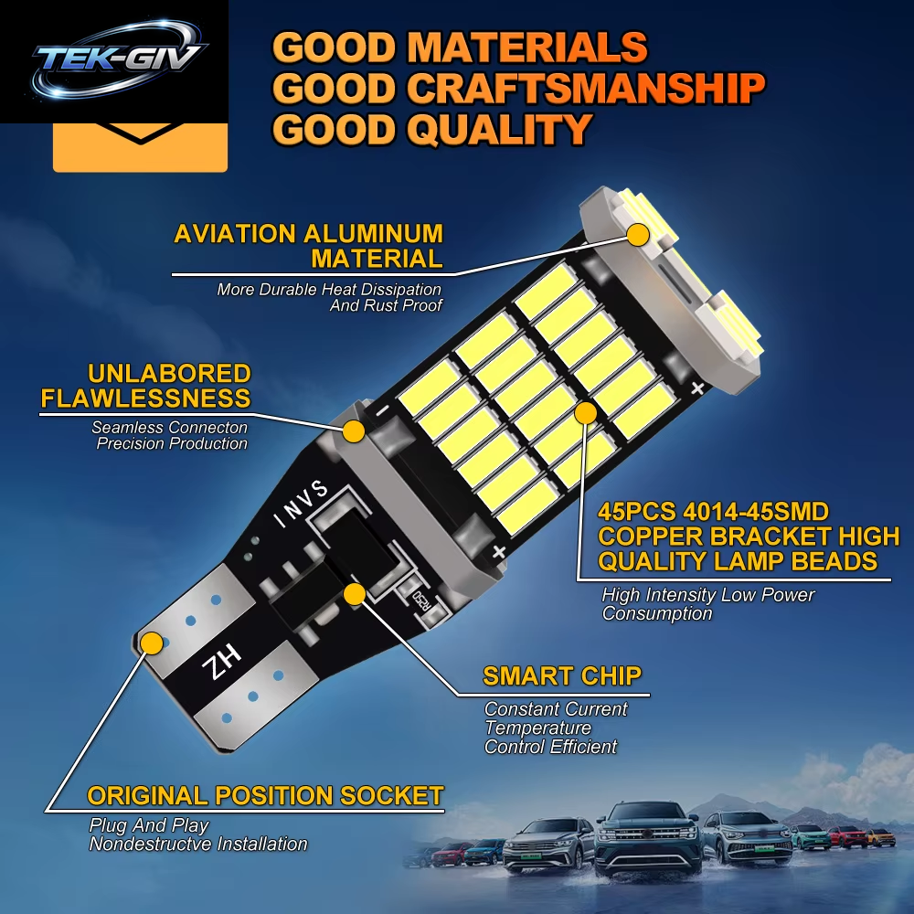 2X LED Reverse Glühbirne Back up Lampe W16W T15 921 Für BMW F12 F13 F06 E65 E66 E67 F01 F02 F03 F04 X3 E83 X3 F25 X5 E70 Z4 E89