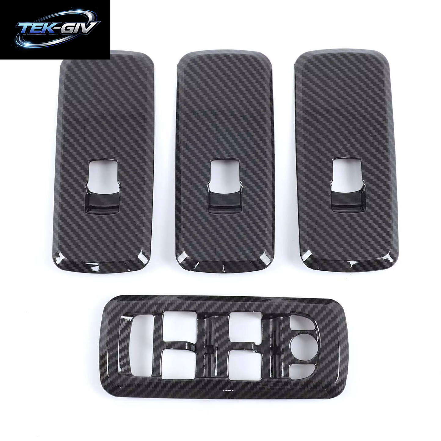 ABS Carbon Auto Fensterheber Schalter Taste Panel Abdeckung Trim Für Land Rover Discovery 4 2010-2016 Für Range Rover Sport 2010-2013