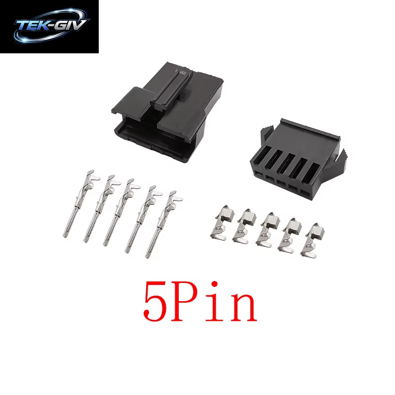 Schwarz JST SM 2,54Mm Pitch Stecker 2/3/4/5/6/7/8 Pin Männlich Weiblich Stecker Gehäuse Draht Anschlüsse Kunststoff Shell Crimp Pin Terminal