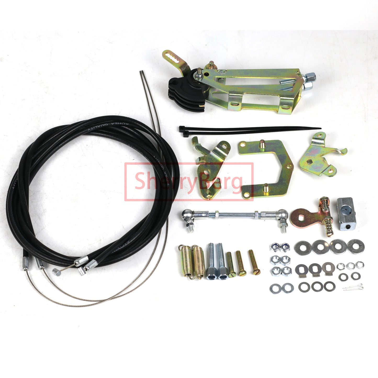 Sherryberg Universal DCOE Weber Carb-Vergaser-Verbindungssatz Im Modellstil, Top Cross-Mount SINGLE DCOE EMPI LINKAGES SET CROSS