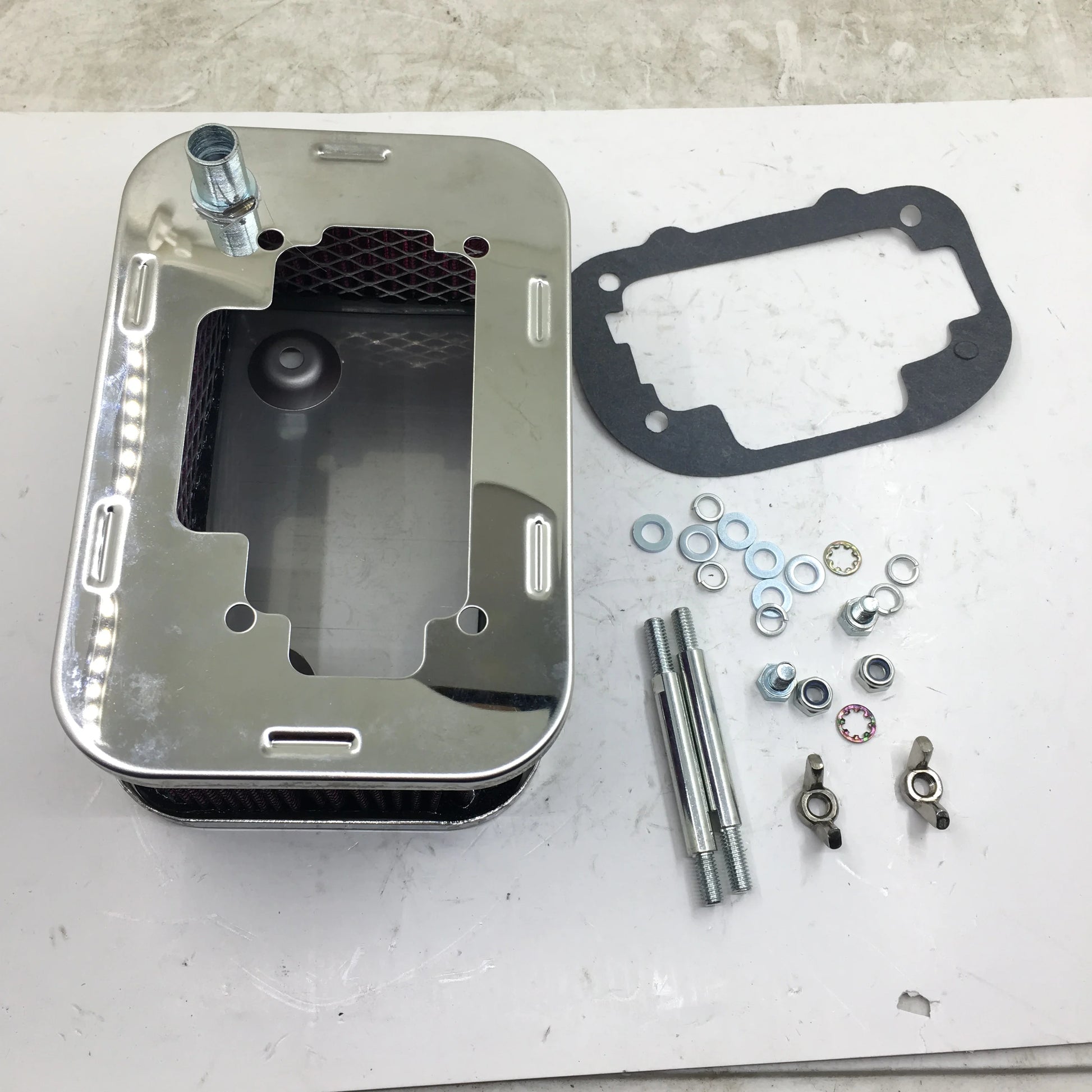 Sherryberg FAJS AIR Luft Reiniger FÜR EMPI WEBER Dellorto CARB Vergaser 32/ 36 DGEV DGV DGAV 38DGES DGAS CHROM LUFTFILTER 65Mm