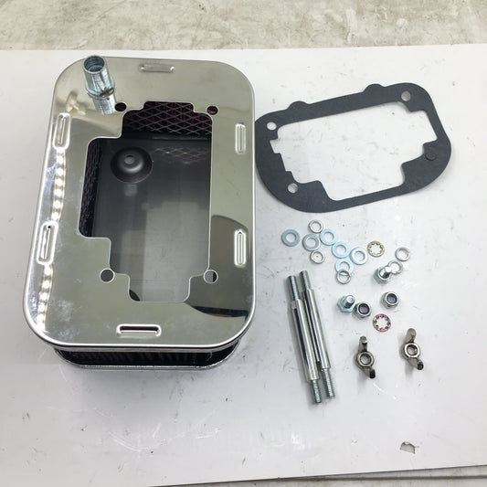 Sherryberg FAJS AIR Luft Reiniger FÜR EMPI WEBER Dellorto CARB Vergaser 32/ 36 DGEV DGV DGAV 38DGES DGAS CHROM LUFTFILTER 65Mm