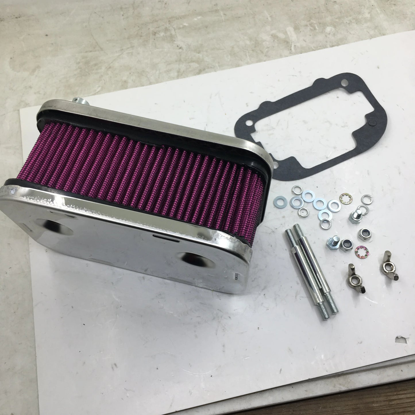 Sherryberg FAJS AIR Luft Reiniger FÜR EMPI WEBER Dellorto CARB Vergaser 32/ 36 DGEV DGV DGAV 38DGES DGAS CHROM LUFTFILTER 65Mm