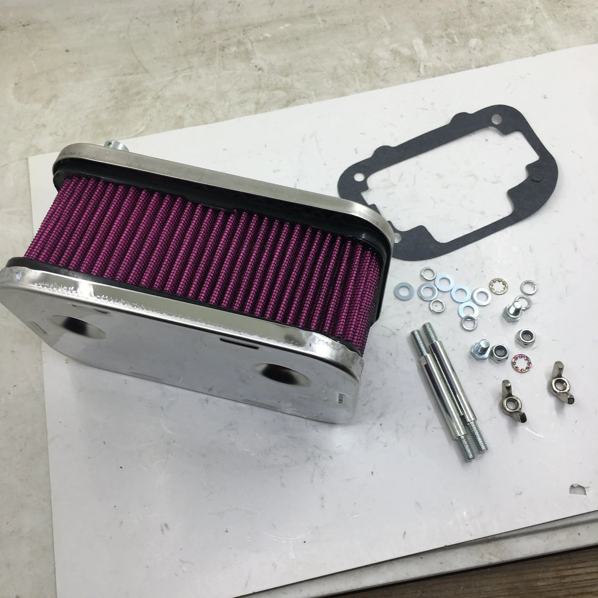 Sherryberg FAJS AIR Luft Reiniger FÜR EMPI WEBER Dellorto CARB Vergaser 32/ 36 DGEV DGV DGAV 38DGES DGAS CHROM LUFTFILTER 65Mm