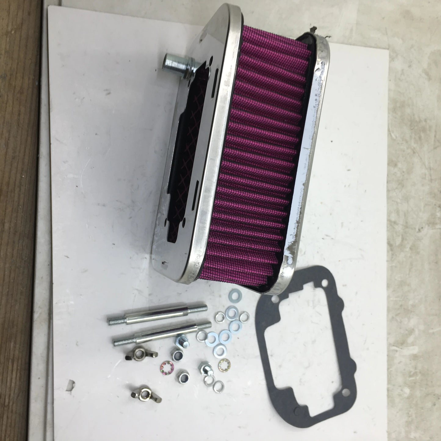 Sherryberg FAJS AIR Luft Reiniger FÜR EMPI WEBER Dellorto CARB Vergaser 32/ 36 DGEV DGV DGAV 38DGES DGAS CHROM LUFTFILTER 65Mm