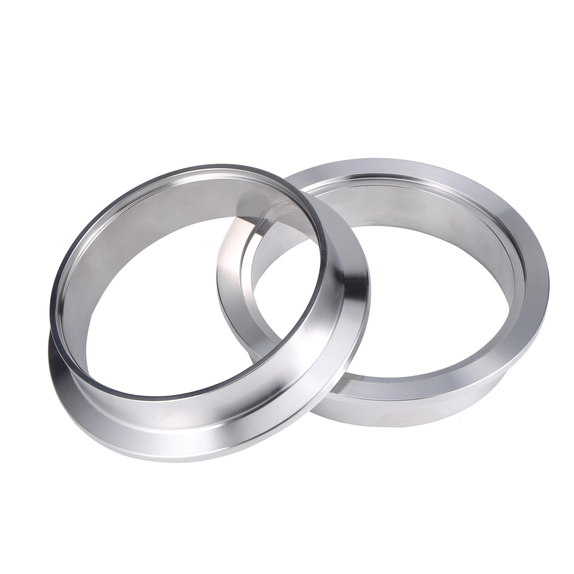 Edelstahl 2,5" 3" 4" Schnellspanner V-Band-Klemme 63Mm 76Mm Turbo-Auspuffrohr Vband-Klemme Männlich Weiblich Flansch V-Klemmen-Kits