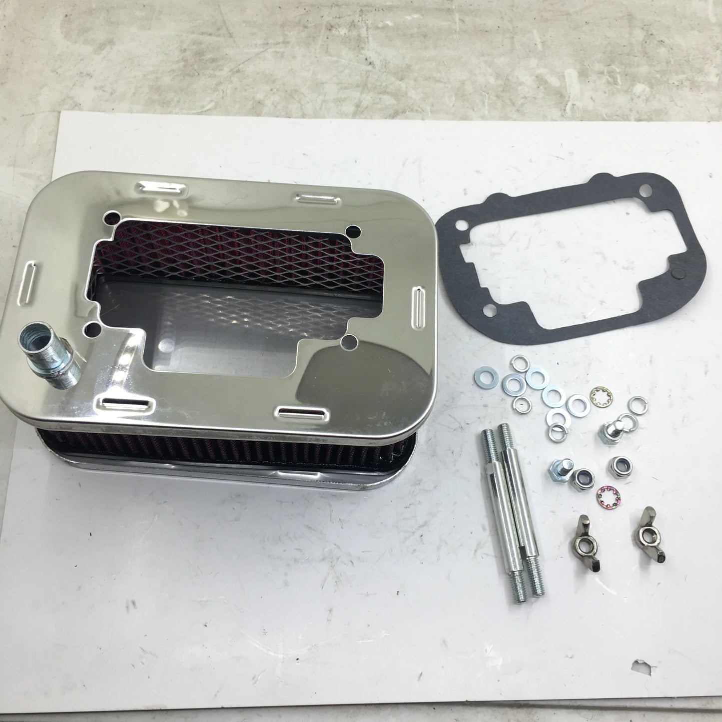 Sherryberg FAJS AIR Luft Reiniger FÜR EMPI WEBER Dellorto CARB Vergaser 32/ 36 DGEV DGV DGAV 38DGES DGAS CHROM LUFTFILTER 65Mm