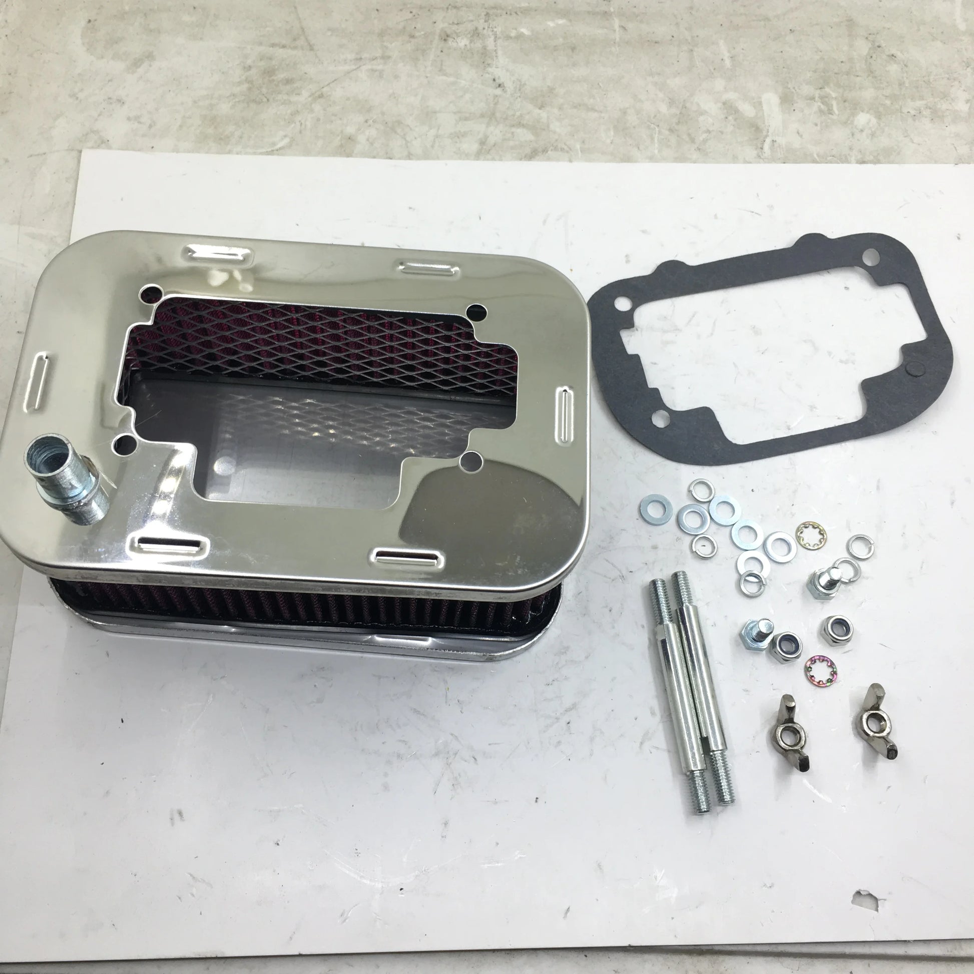Sherryberg FAJS AIR Luft Reiniger FÜR EMPI WEBER Dellorto CARB Vergaser 32/ 36 DGEV DGV DGAV 38DGES DGAS CHROM LUFTFILTER 65Mm