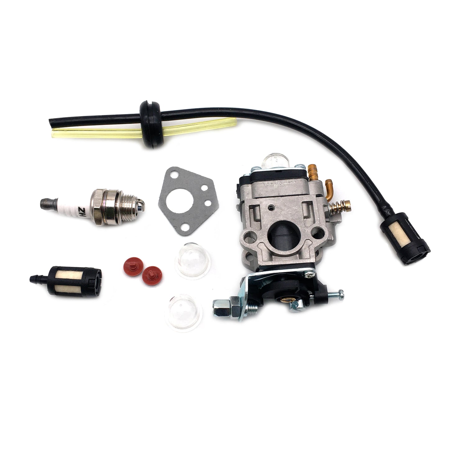 Vergaser-Set Für 52 Cc, 49 Cc, 43 Cc Freischneider Mit Dichtungsschlauch, Zündkerze, Benzinfilter Für Motor 40–5 44–5 Für CG430 CG520